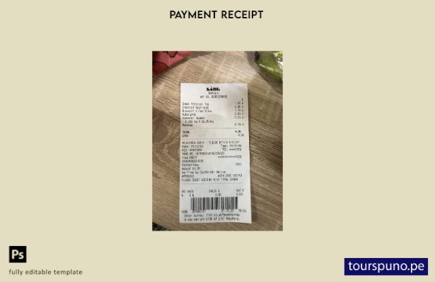 Plantilla de cheque de pago de supermercado Lidl lista para imprimir